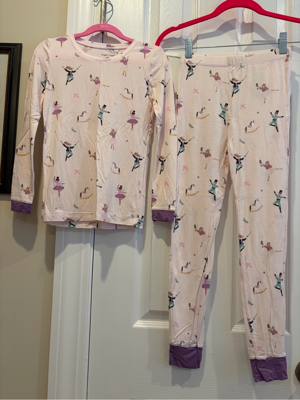 Angel Dear Nutcracker Holiday Print Pajama Set 🐭👑🩰🎄